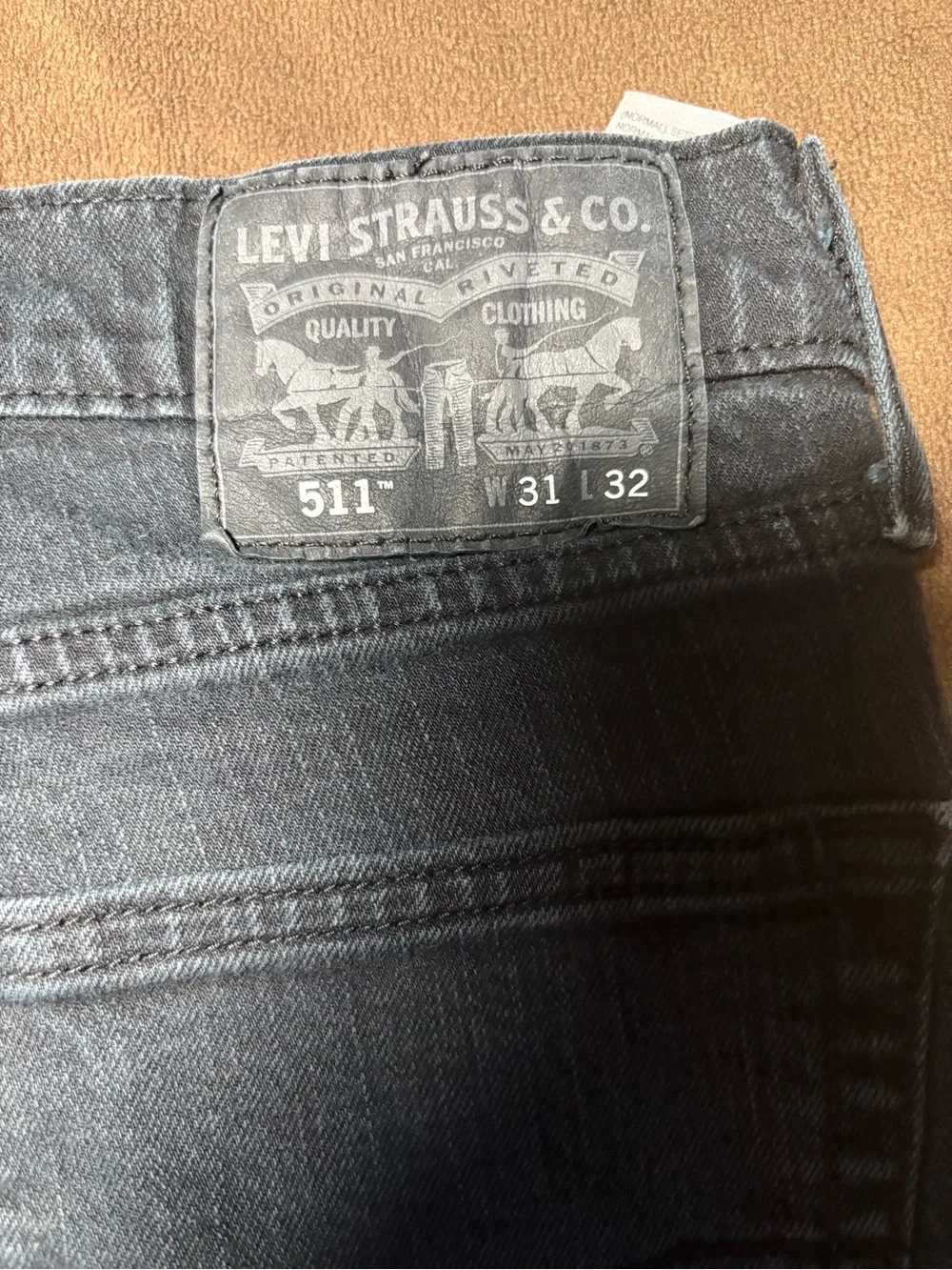 Levi's Black 511 Slim Fit Jeans – Size 31x32